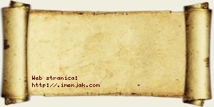 Andreja Sentić vizit kartica